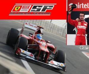 Puzzle Fernando Alonso - Ferrari - 2012 Ινδικό Grand Prix, β΄ κατατάσσονται